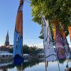 666 Fahnen für das Donaufest – art quarter Budapest